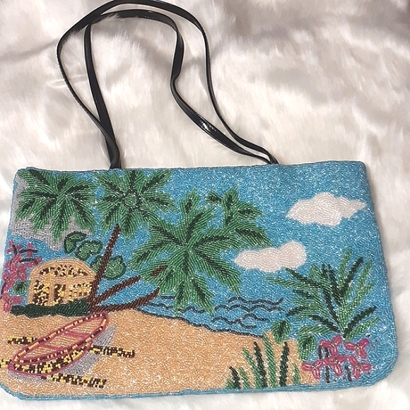 Y & S Handbags - BEACH LOVER? PURSE of Tiny SEED BEADS!